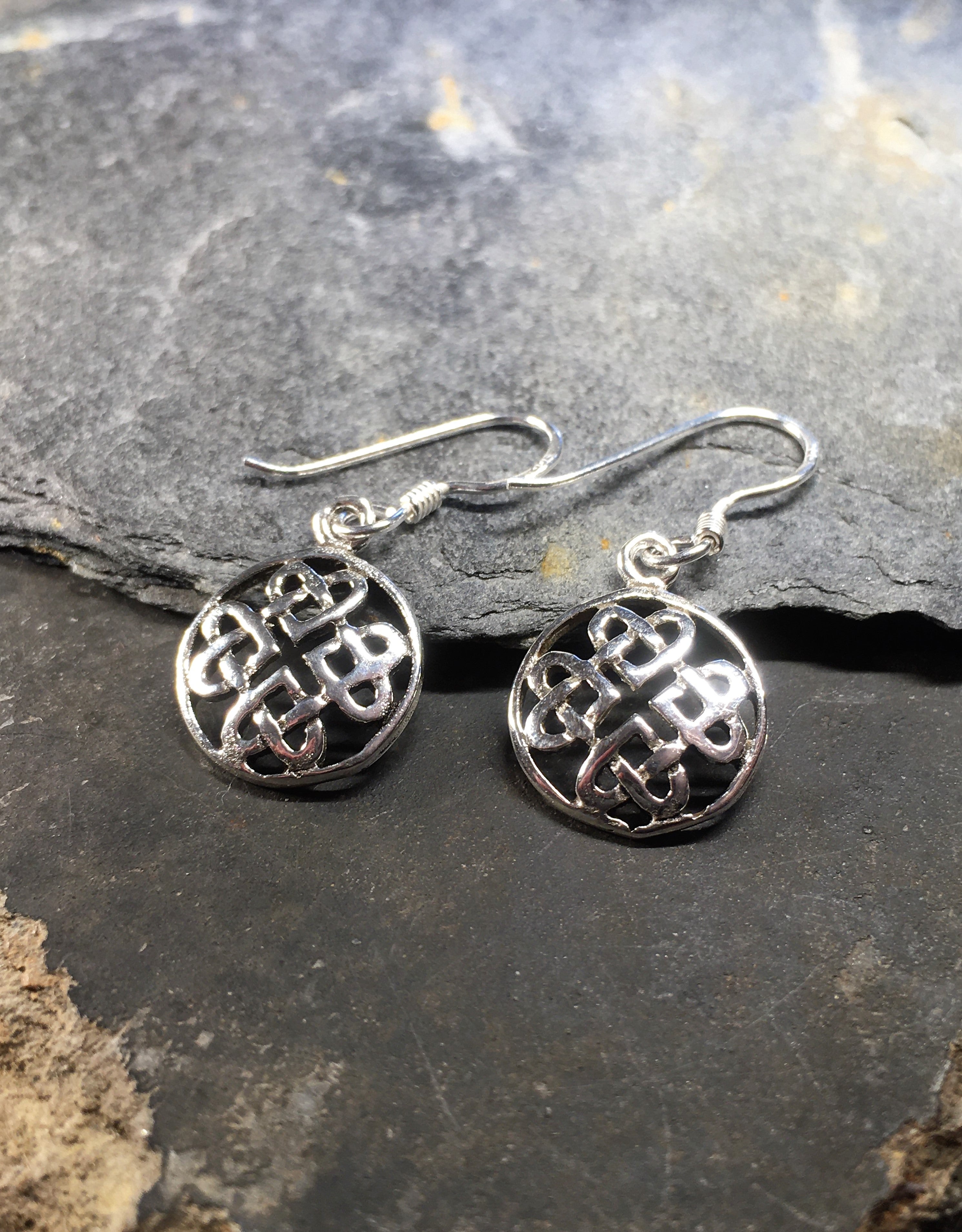 Round Celtic Knot Earring