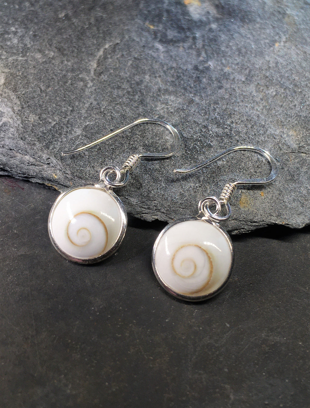 Round Shiva Eye Earring 10mm