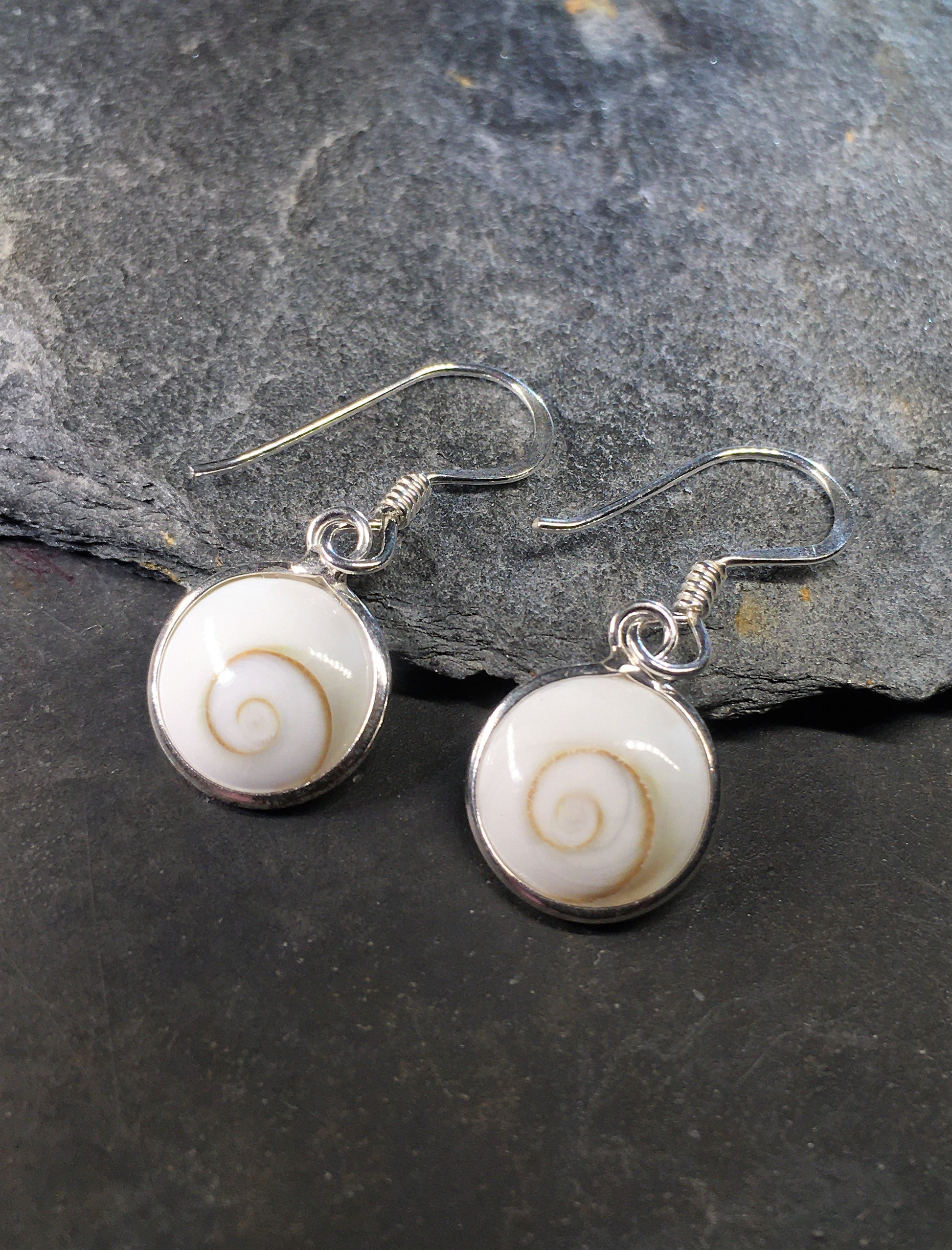 Round Shiva Eye Earring 10mm