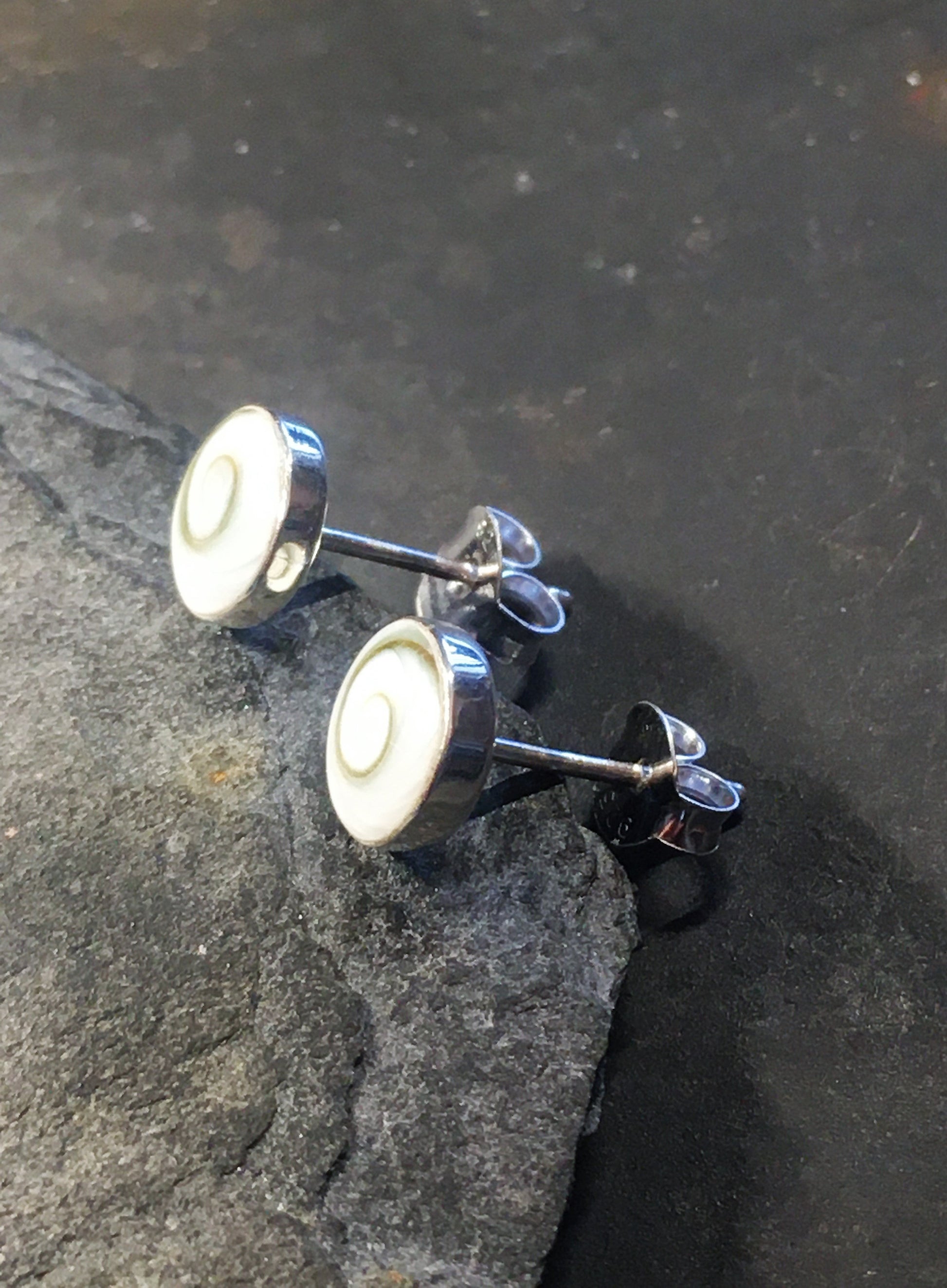 7mm Round Shiva Eye Stud