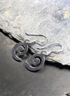 Silver Swirl Earring 19mm Drop