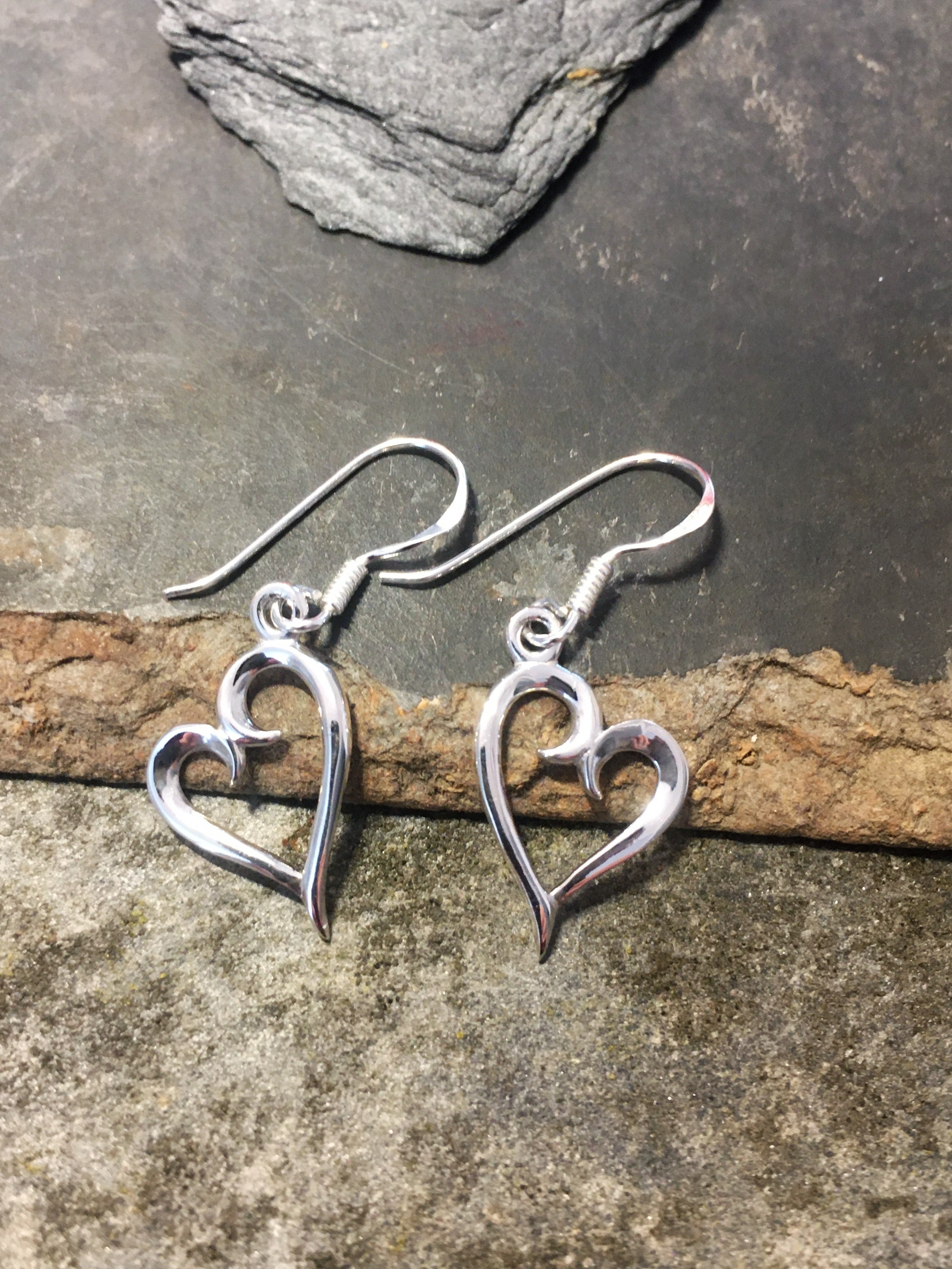 Heart Earring 15mm Drop