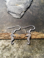 Seahorse Earring 14mm Drop