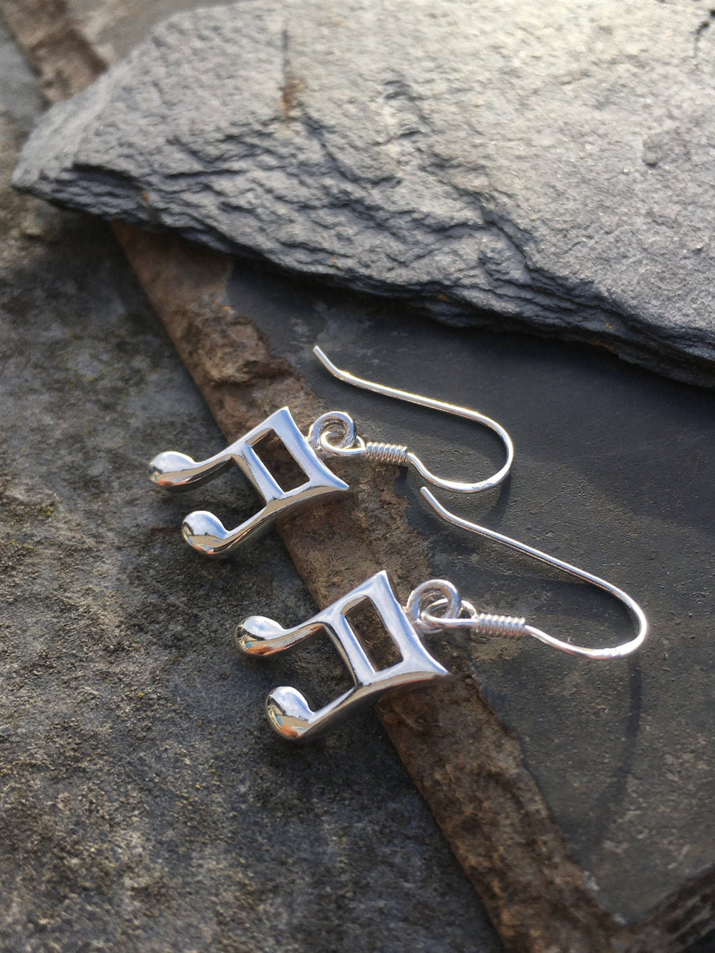 Music Note Earring 14mmm Drop