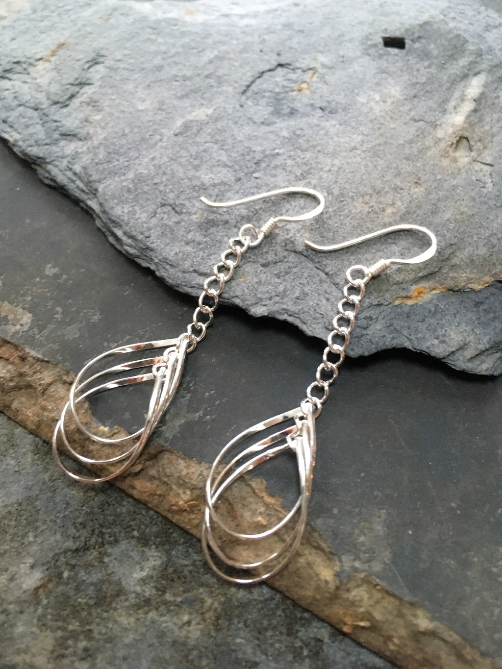 Classic Chain & Wire Earring 35mm Drop
