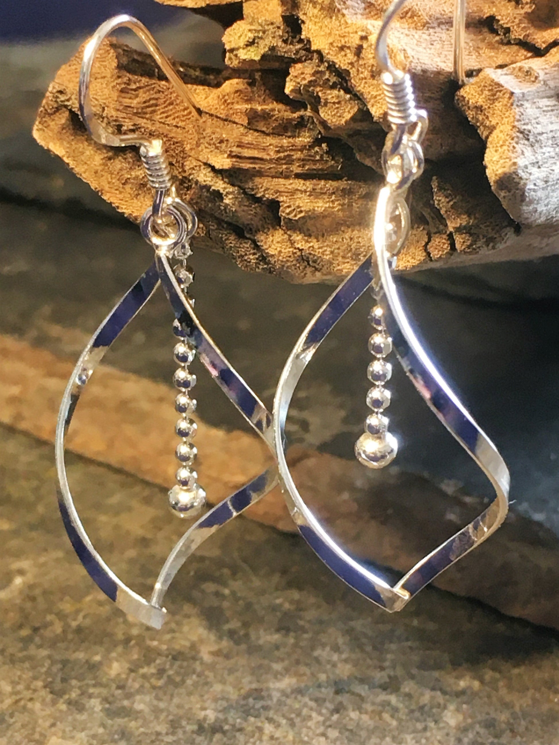 Lantern Style Earring 30mm Drop
