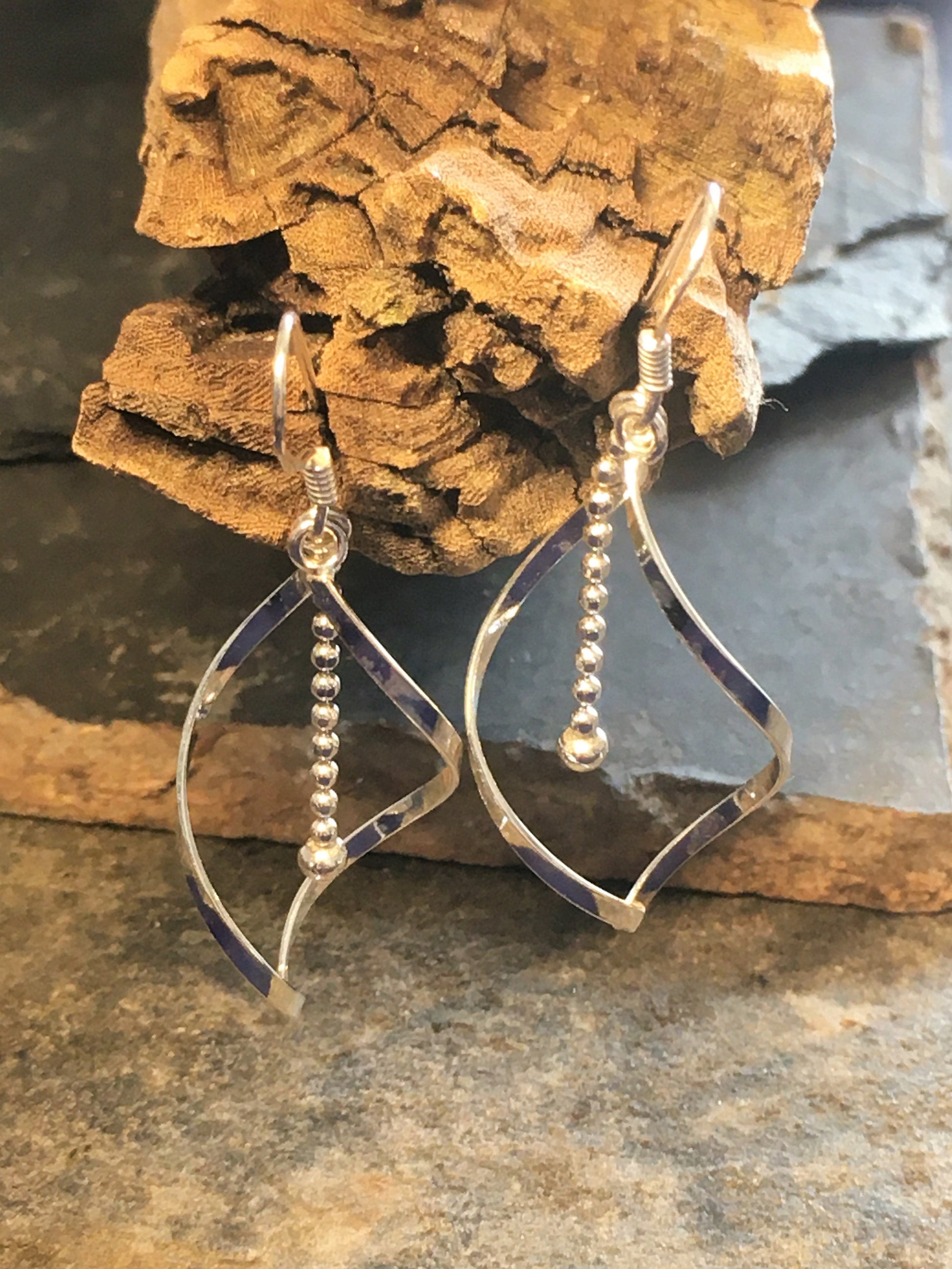 Lantern Style Earring 30mm Drop
