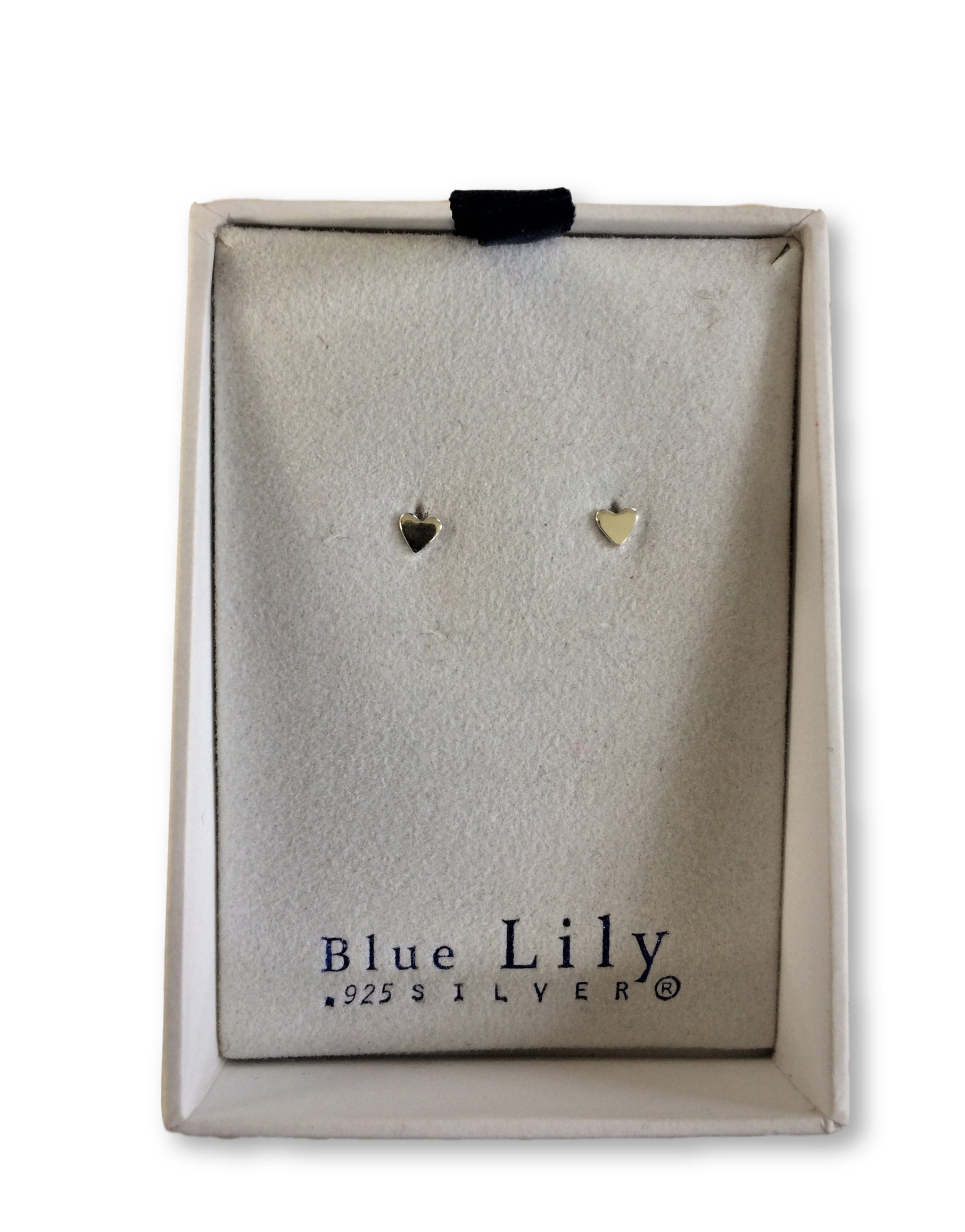 Tiny Polished Heart Stud