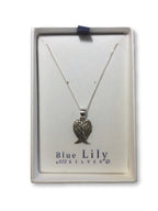 Folded Angel Wing Pendant