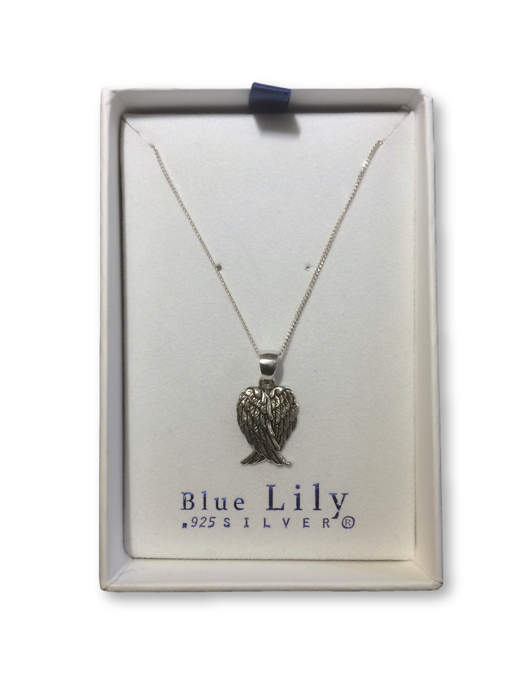 Folded Angel Wing Pendant