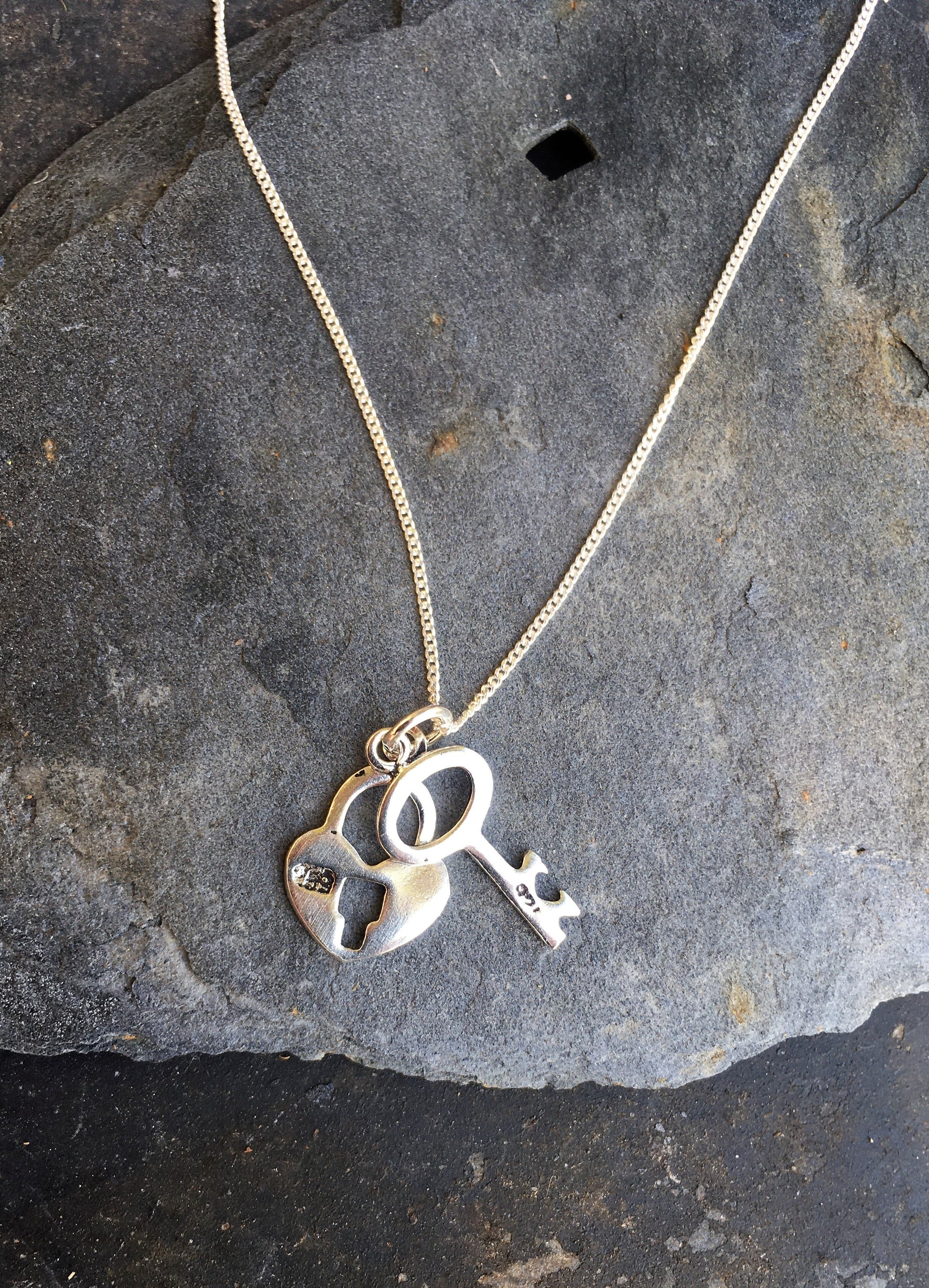 Lock & Key Pendant