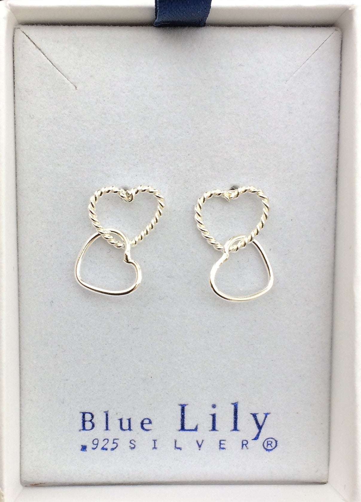Linked Hearts Stud
