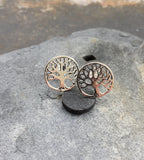 Round Tree Of Life Stud