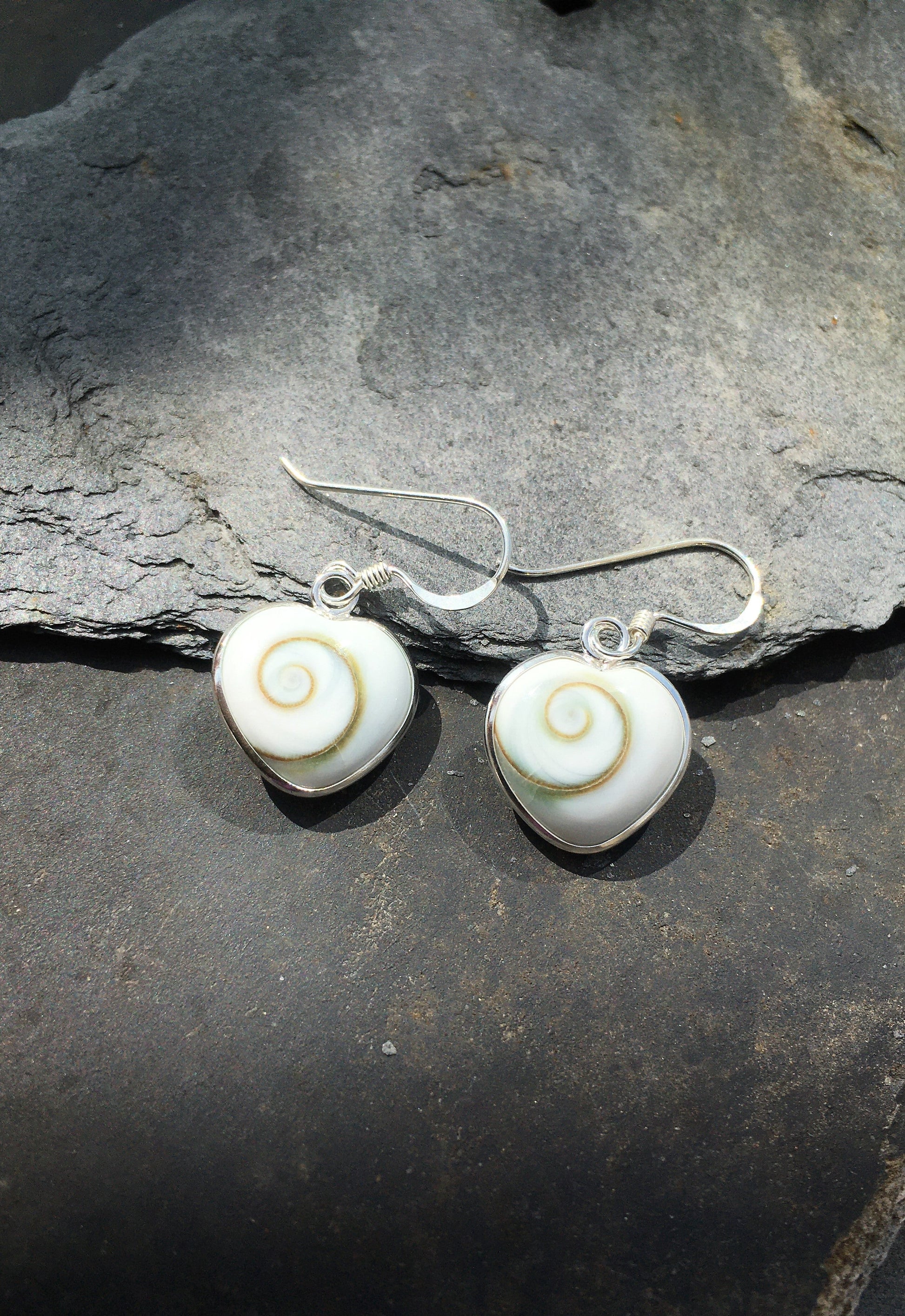Heart Shiva Shell Earring