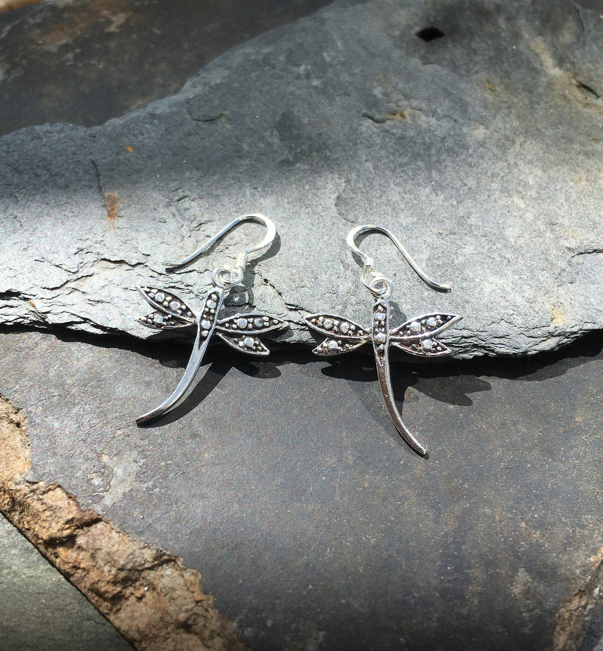 Dragonfly Drop Earrings