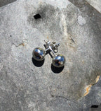8mm Silver Ball Stud