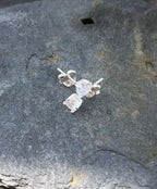 4mm Cubic Zirconia 4 Claw Cast Stud