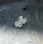 Mesh Heart Stud