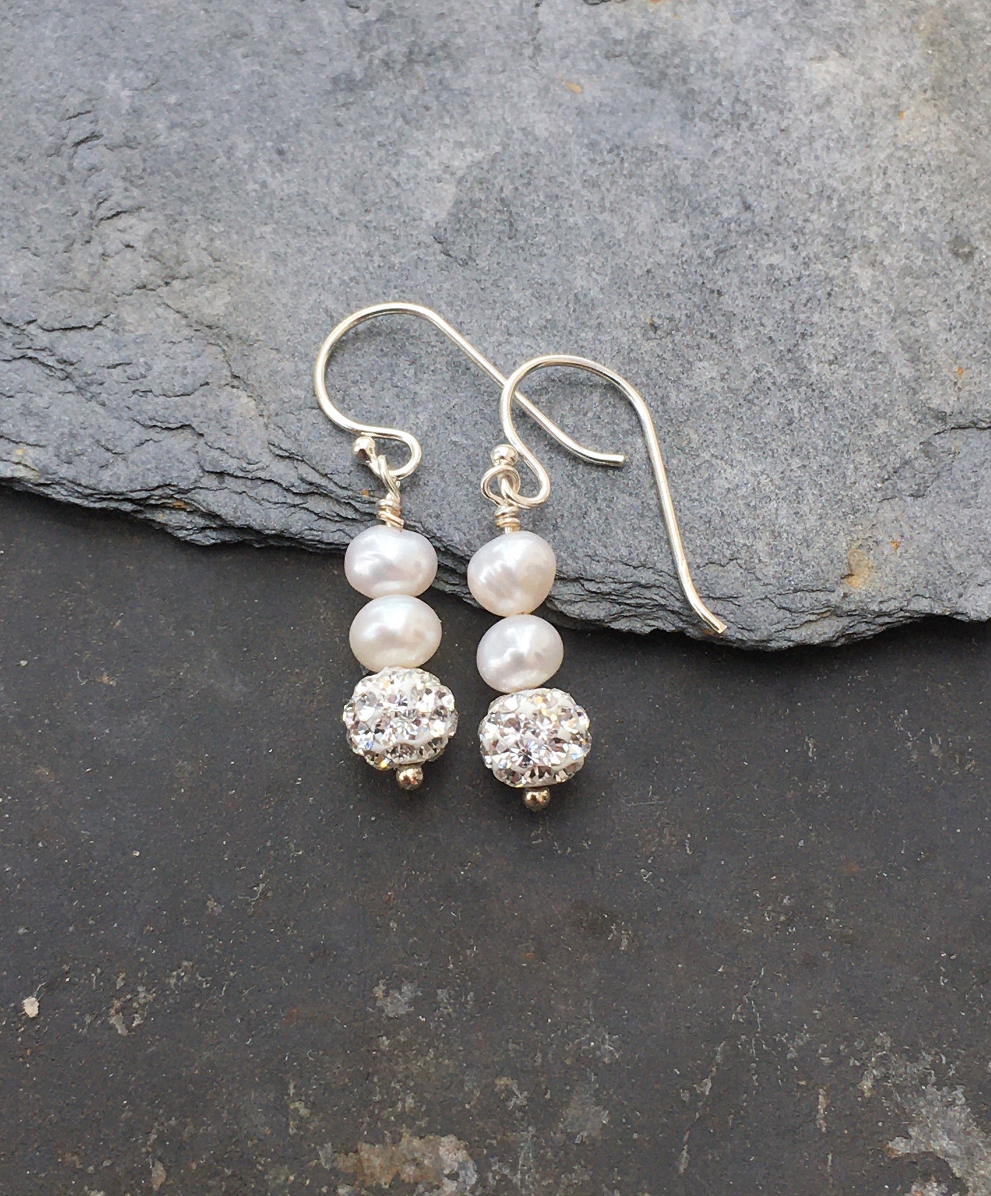Classic Pearl Cubic Zirconia Mix Earring