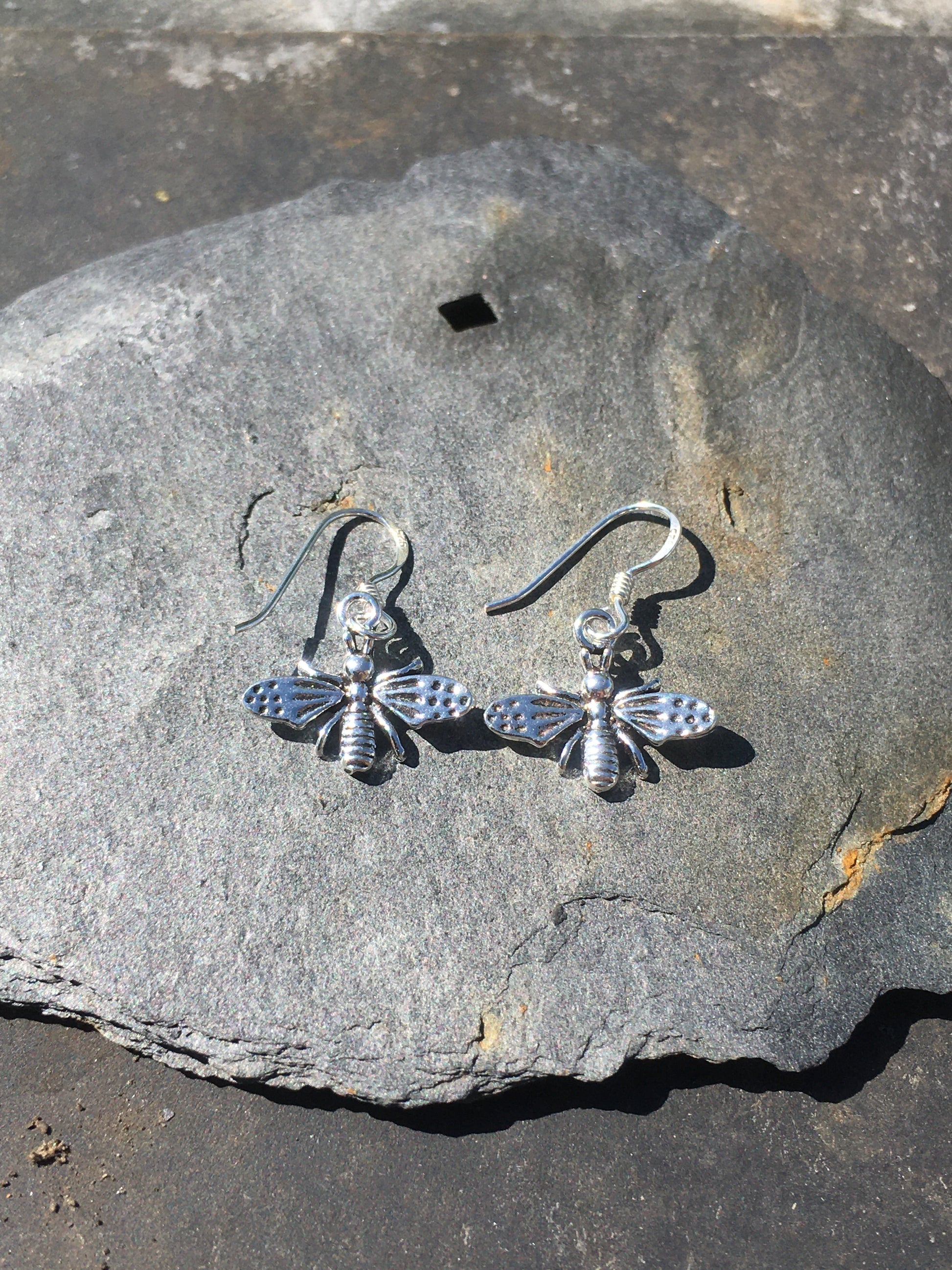 Flying Bee Drop Earring