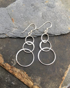 3 Circle Drop Earring