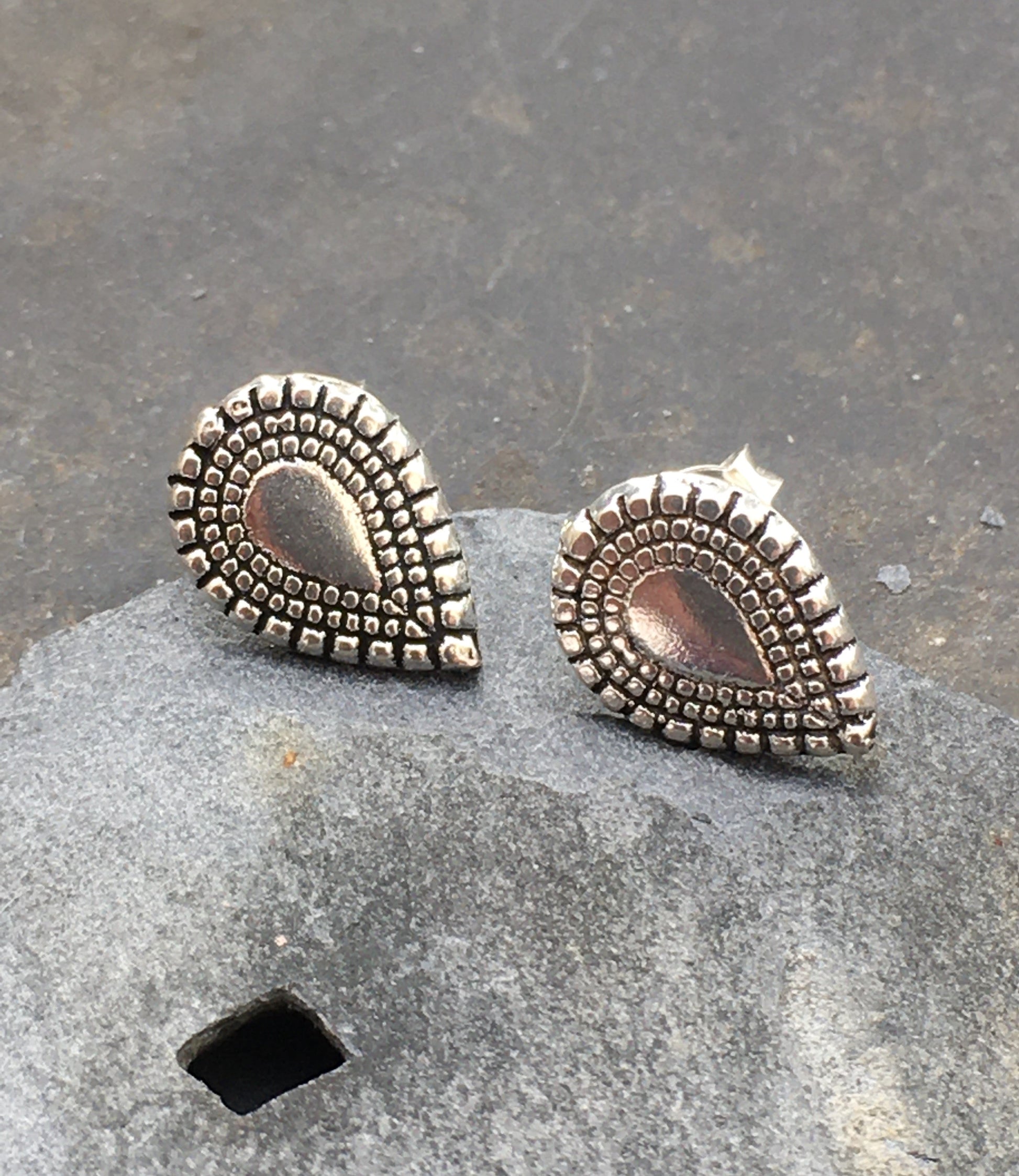Bali Style Teardrop Stud