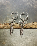 1.2 X 14mm Hoop With 10mm Dreamcatcher Charm