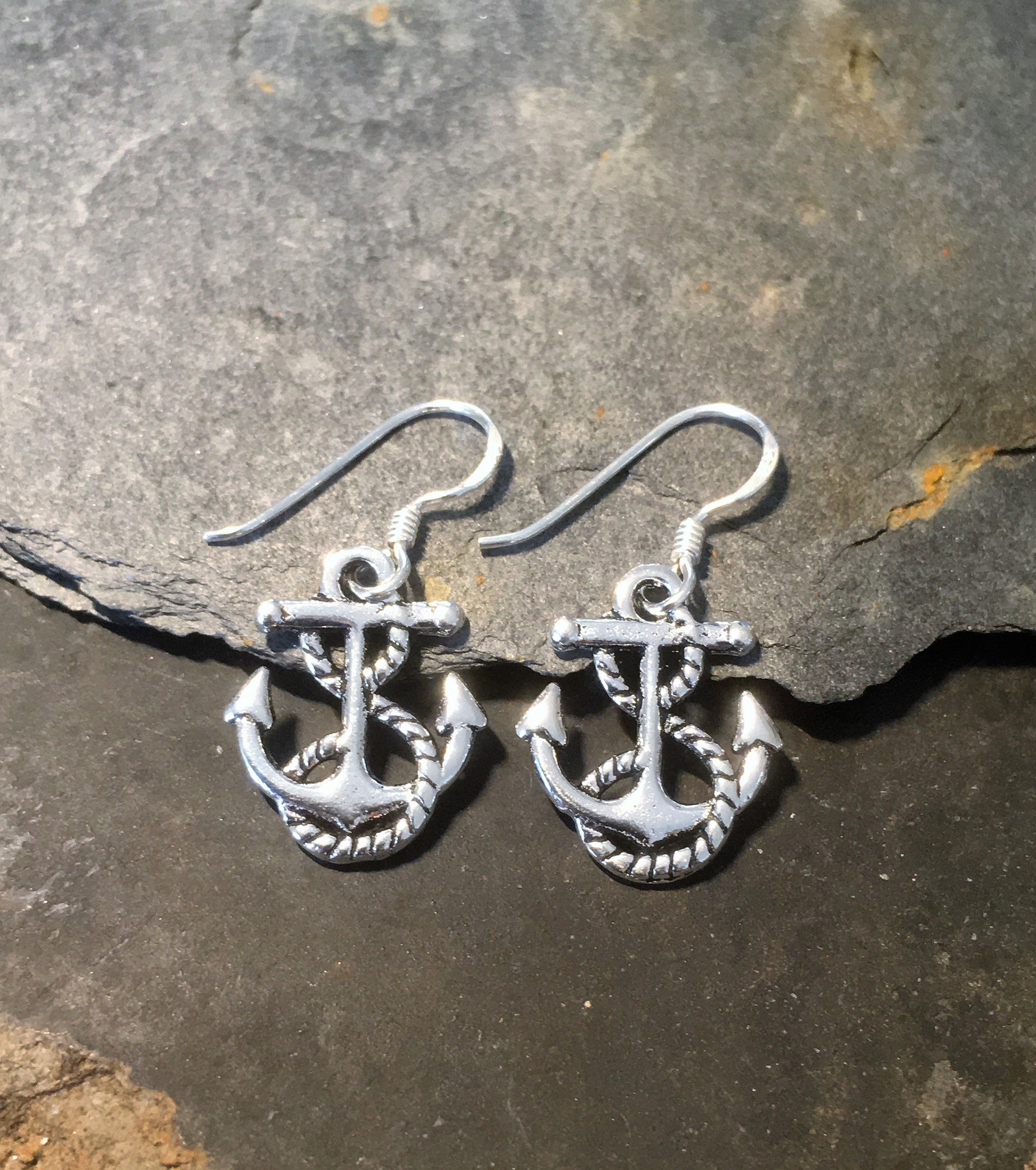 Anchor & Rope Earring