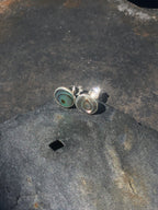 Abalone Oval Stud 6mm X 7mm