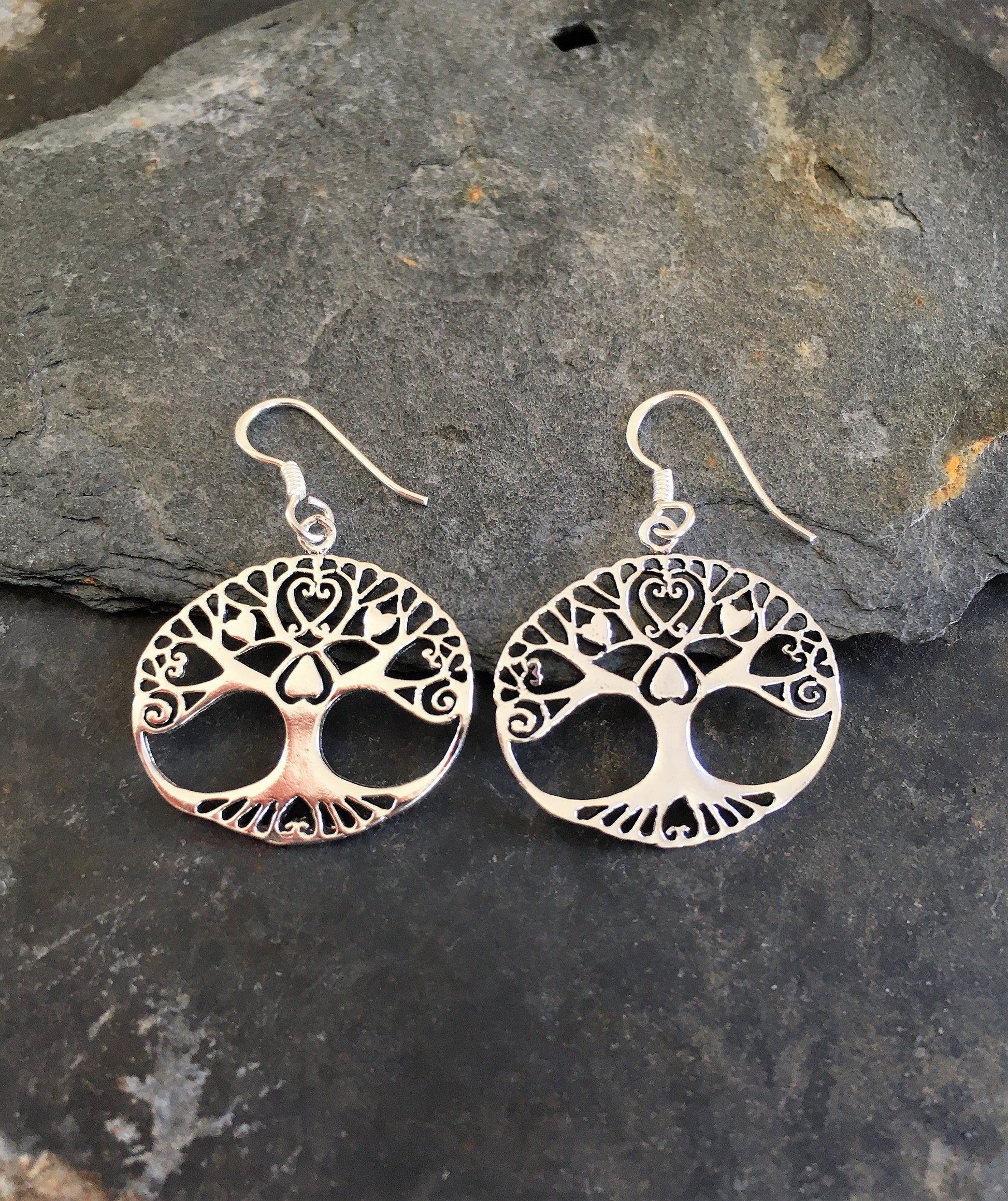 Oval Tree Of Life Earring