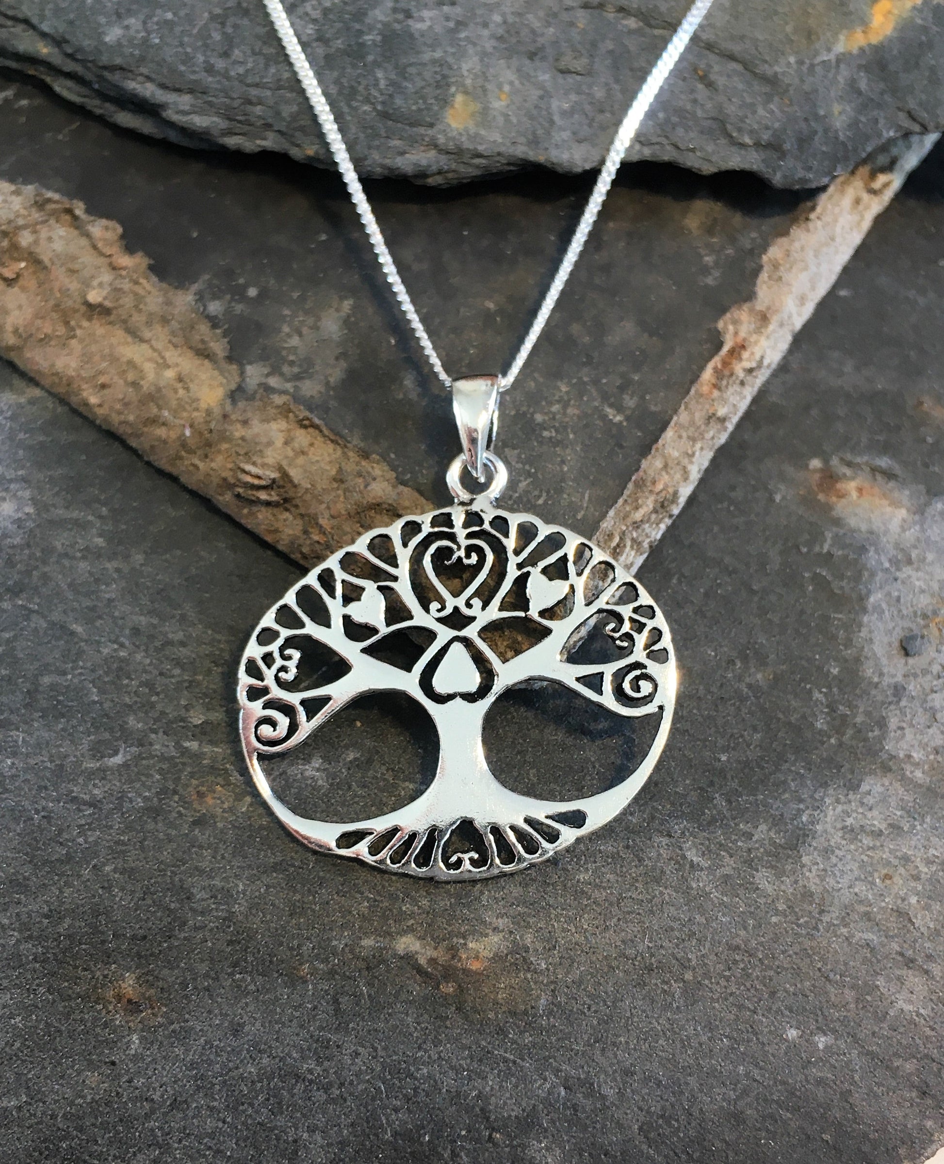 Oval Tree Of Life Earring