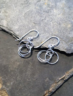 3 X 10mm Hoop Earring Approx 15mm Drop