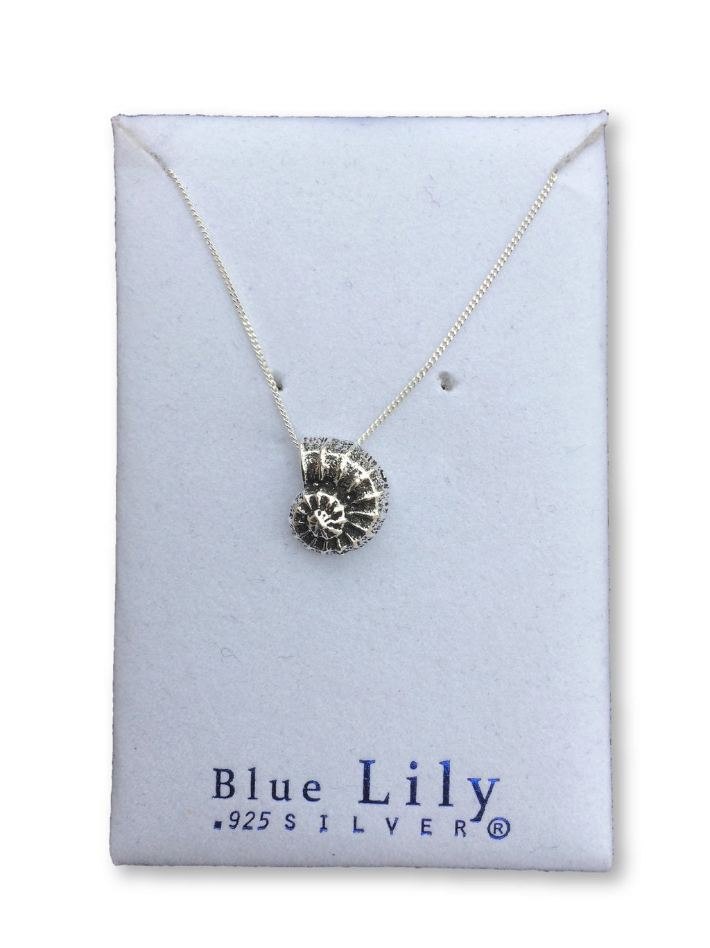 Silver Ammonite Pendant