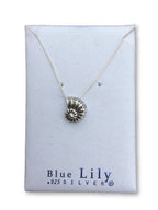 Silver Ammonite Pendant
